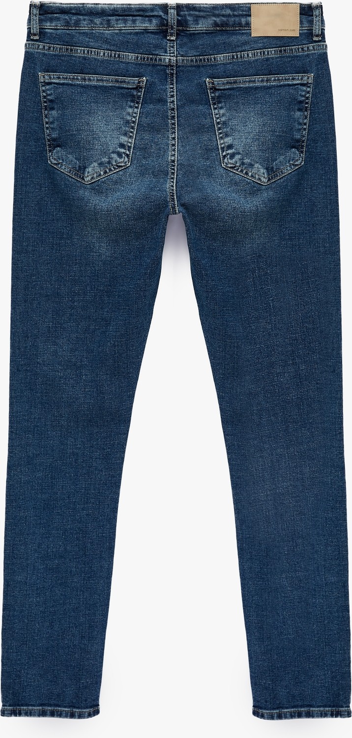 Koton Normal Bel Cepli Pamuklu Skinny Jean Pantolon - Michael Jean görsel 4
