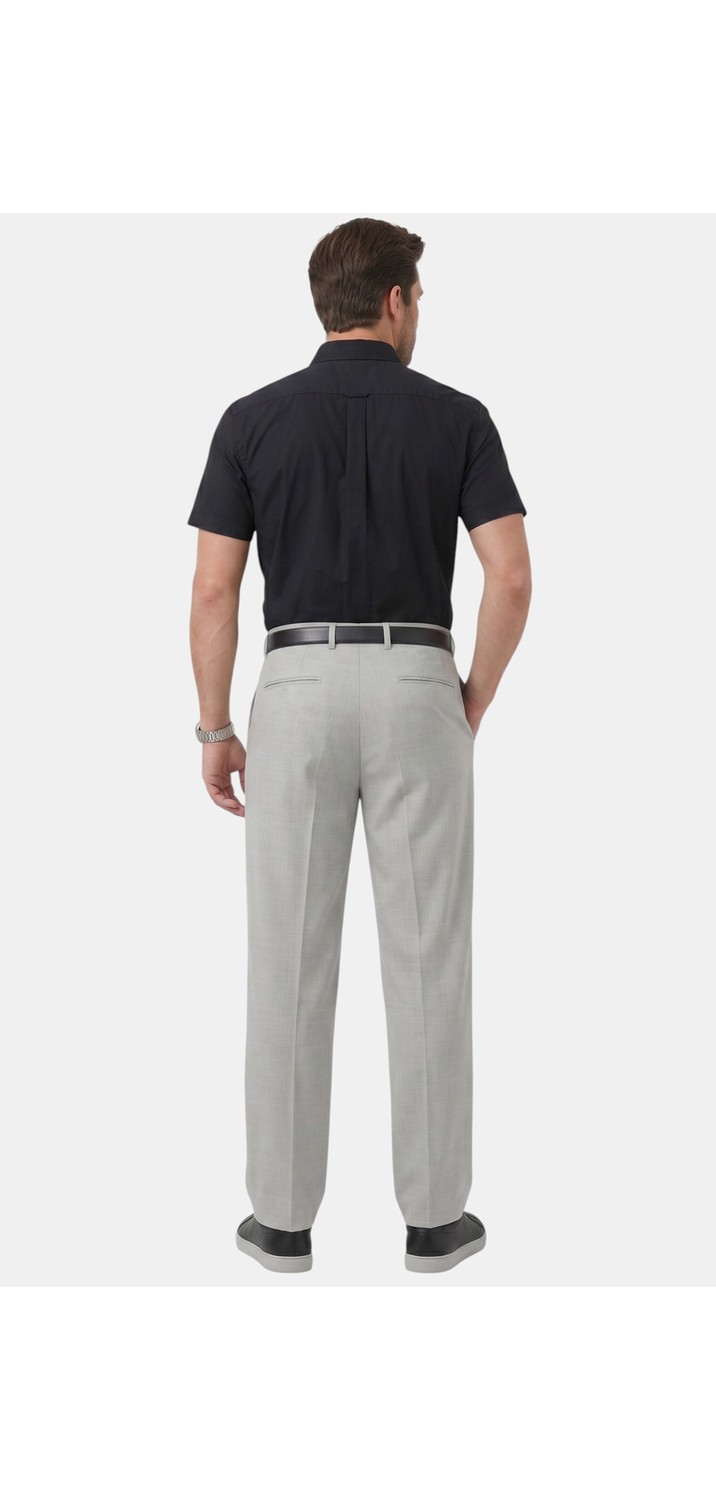 Deepsea Haki Baggy Fit Pileli Kumaş Pantolon, Likralı, Beli Lastikli Rahat Kesim Erkek Pantolon 2600920 görsel 4