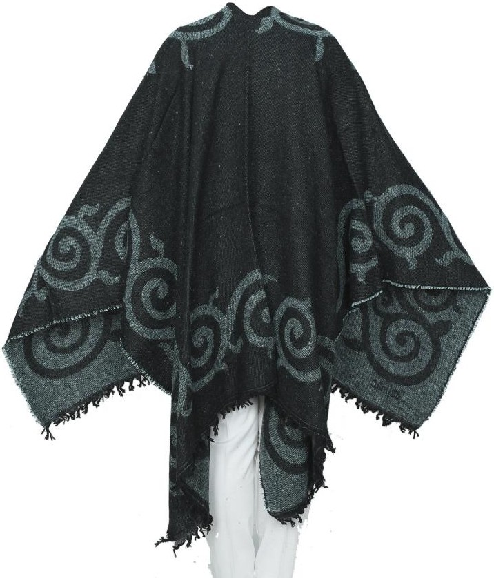 Sanalbolluk Yeşil Renk Sarmaşık Model Panço görsel 2