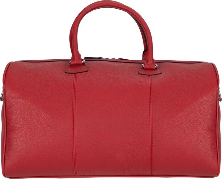 BloominBag Bloomvoyager Roma Rouge Hakiki Deri Duffle Unisex Seyahat & Hafta Sonu Çantası görsel 4