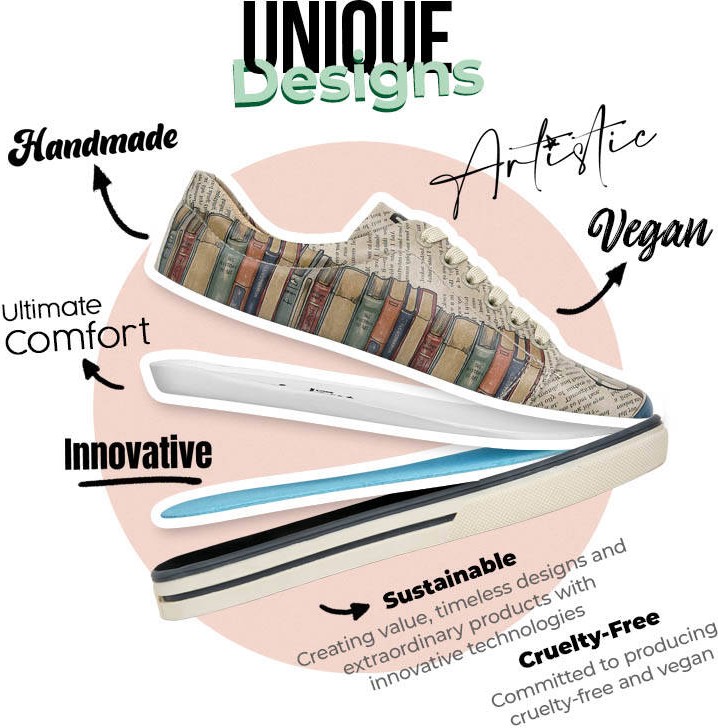 Dogo Kadın Vegan Deri Bej Sneakers - The wise owl Tasarım görsel 4