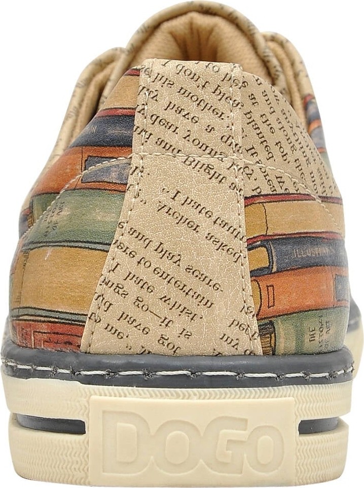 Dogo Kadın Vegan Deri Bej Sneakers - The wise owl Tasarım görsel 8