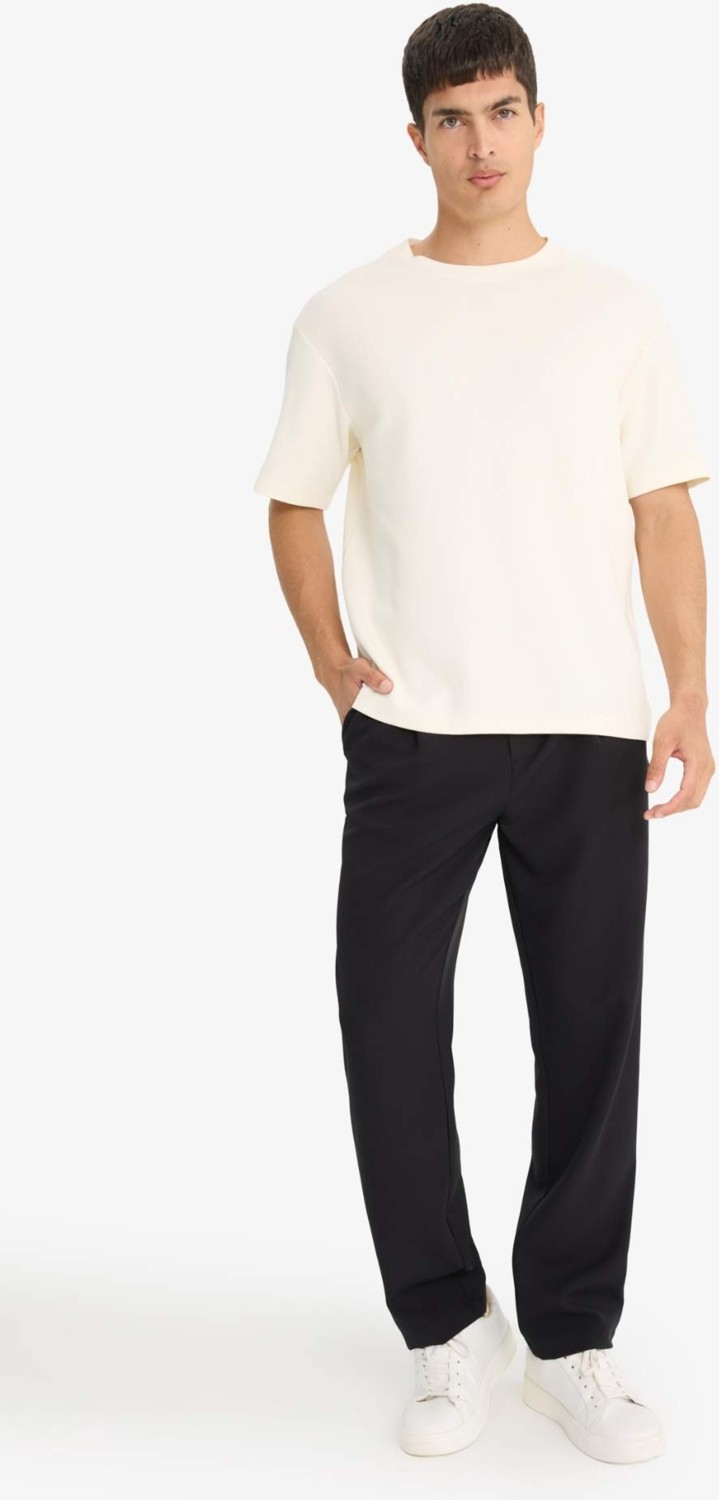 DeFacto Pamuklu Regular Fit Bisiklet Yaka Basic Kısa Kollu Tişört E8182AX25AU görsel 8
