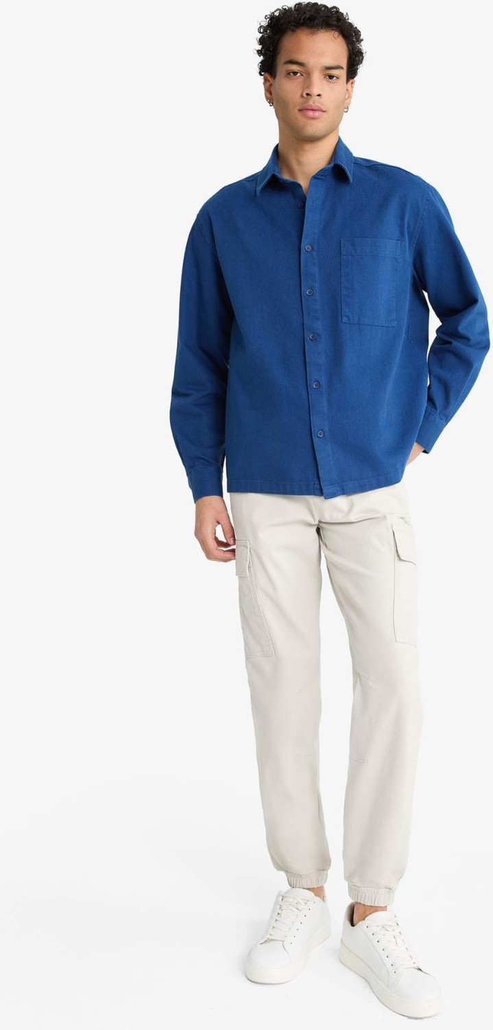 DeFacto Regular Fit Beli Bağcıklı Kargo Cepli Jogger Pantolon F4681AX25AU