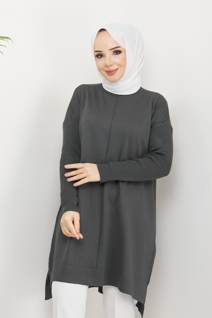 Pamuk Butik Kadın Merserize Triko Kazak Tunik