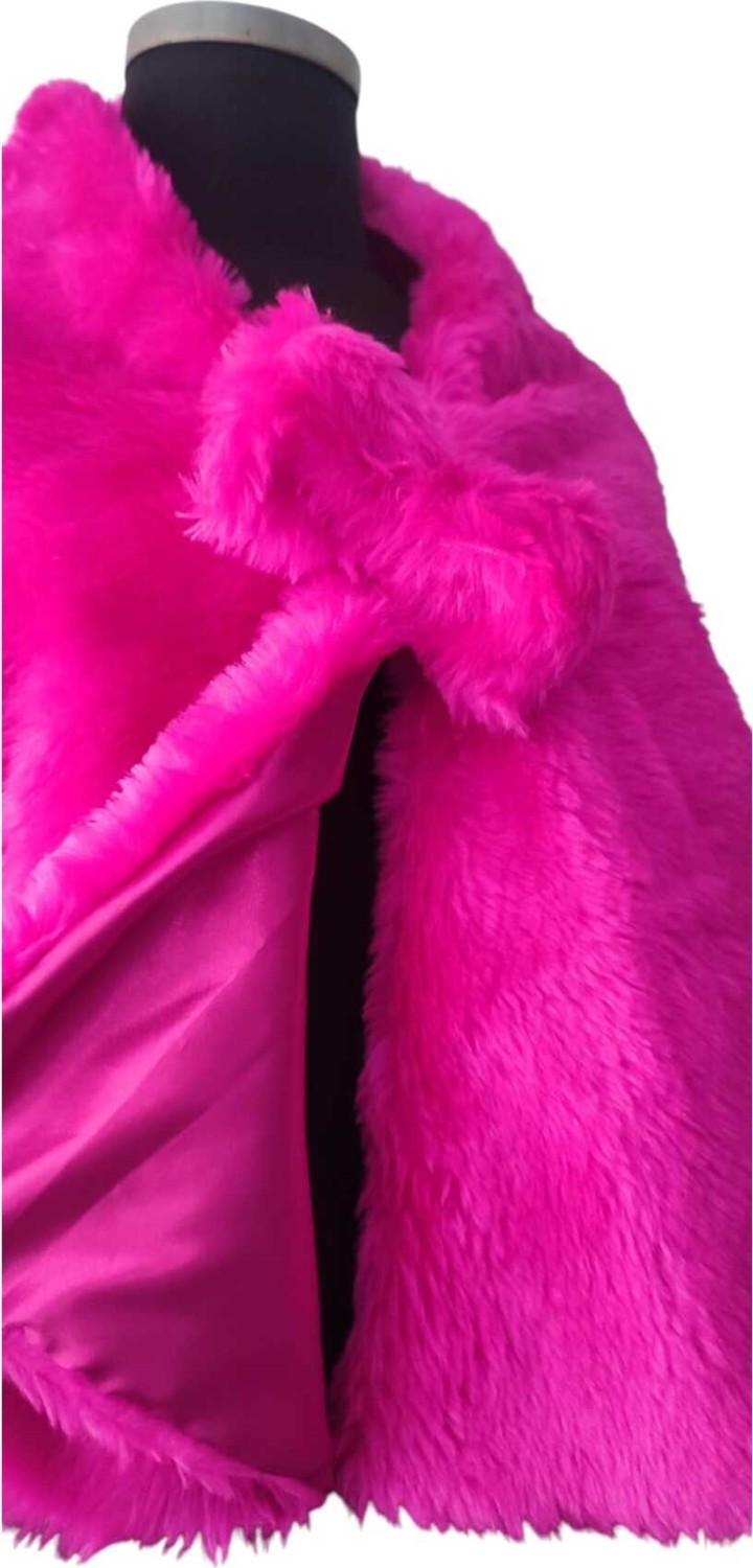 Moda Nur Bolero , Fuşya Bolero, Pelerin ,gelin Bolero.1.40*45 cm görsel 2