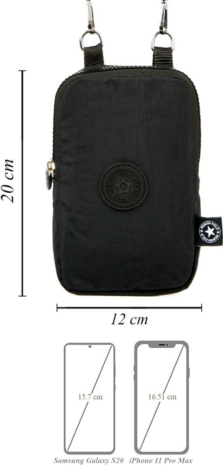 Sannora Bags Unisex Su Geçirmez Krinkıl Mini Telefon Cüzdan ve Pasaport Boyun Askılı Çapraz Omuz Çanta. görsel 7