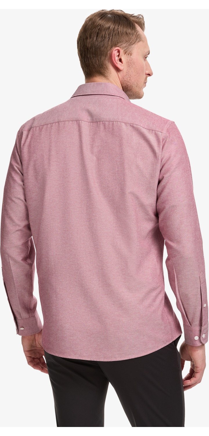 Pierre Cardin Erkek Bej Oxford Slim Fit Kolay Ütülenebilir Gömlek 50325365-VR011 görsel 5