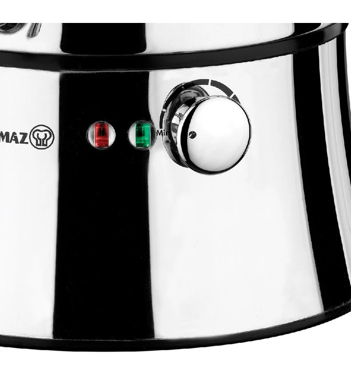 Resim Korkmaz Nosta Mega Inox/Krom Semaver A334 