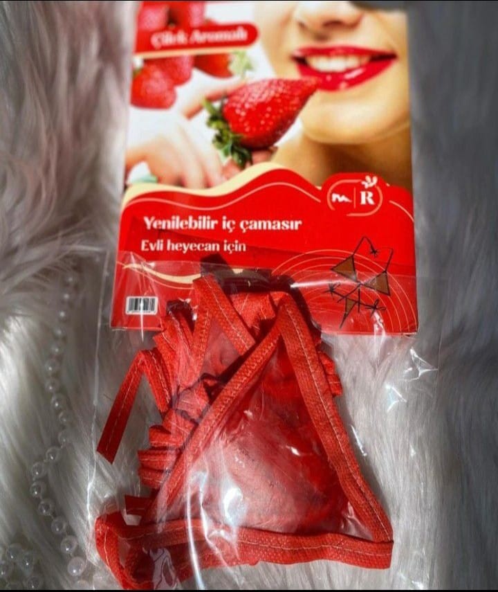 Patron Yenilebilir Meyve Aromalı Iç Çamaşır Takım