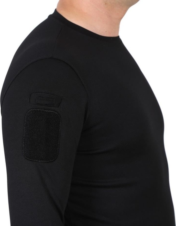Single Sword Bisiklet Yaka Tam Kol Basic&Taktik Yetişkin T - shirt - Beden: M | Renk: Siyah görsel 2