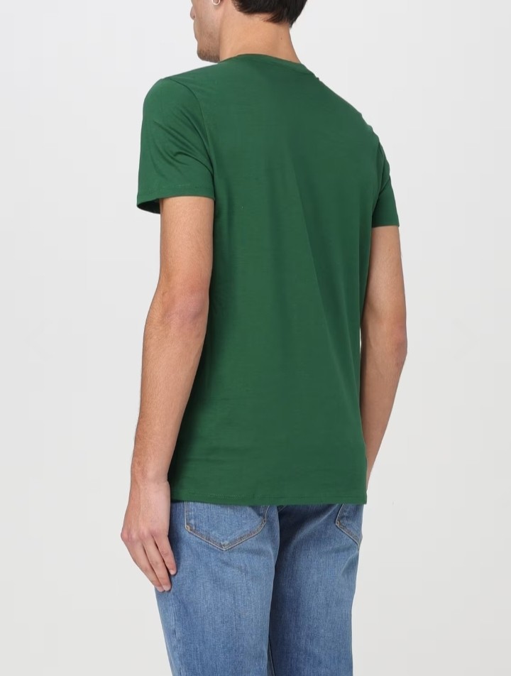 Lacoste Standart Fit Basic Yeşil T-Shirt görsel 5