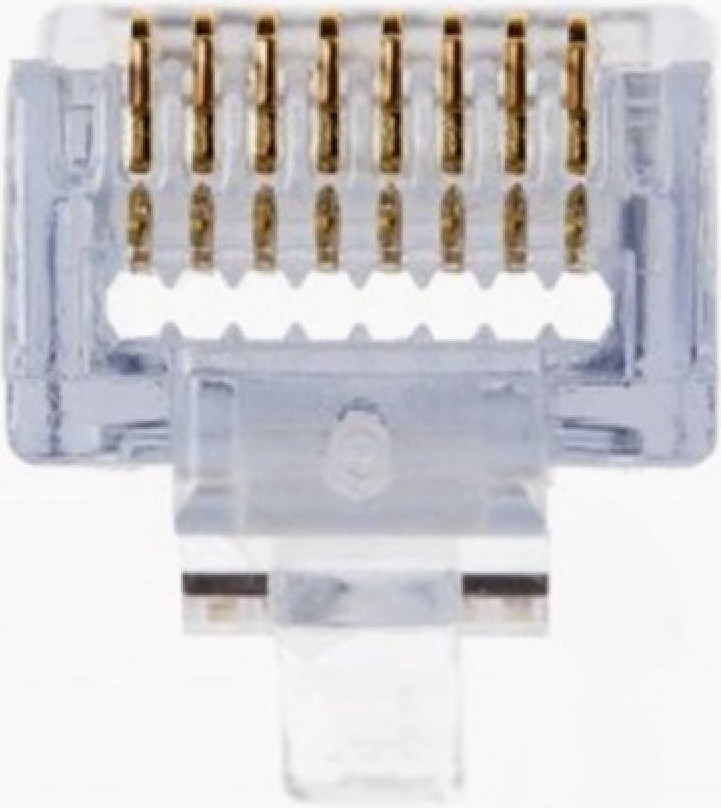 Aesco QPORT-Q-J600Y Yeni Nesil Cat6 50 Adet Rj-45 Konnektör görsel 2