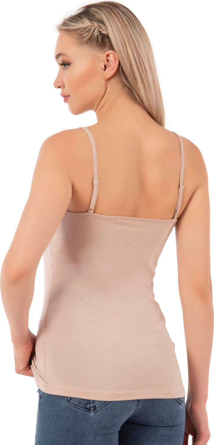 Özkan Underwear Özkan 27105 Kadın Pamuklu Modal Esnek Rahat Ip Askılı Örme Atlet görsel 2