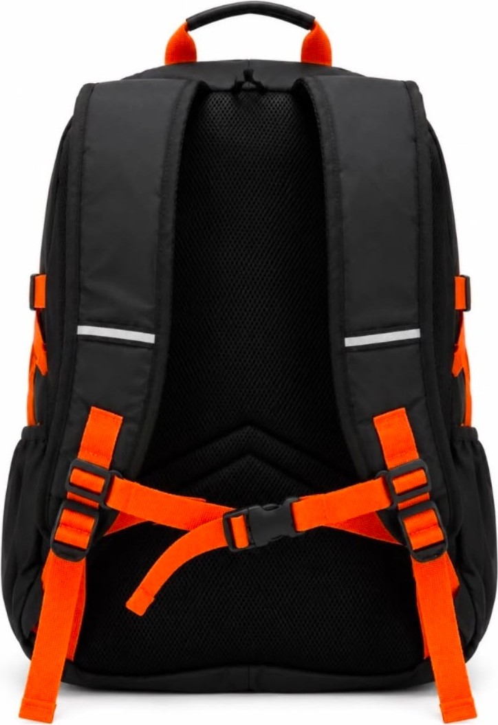 Umbro Cleo Backpack Siyah/turuncu Su Itici, Reflektörlü Spor Sırt Çantası, Okul Çantası - TT0044 görsel 4