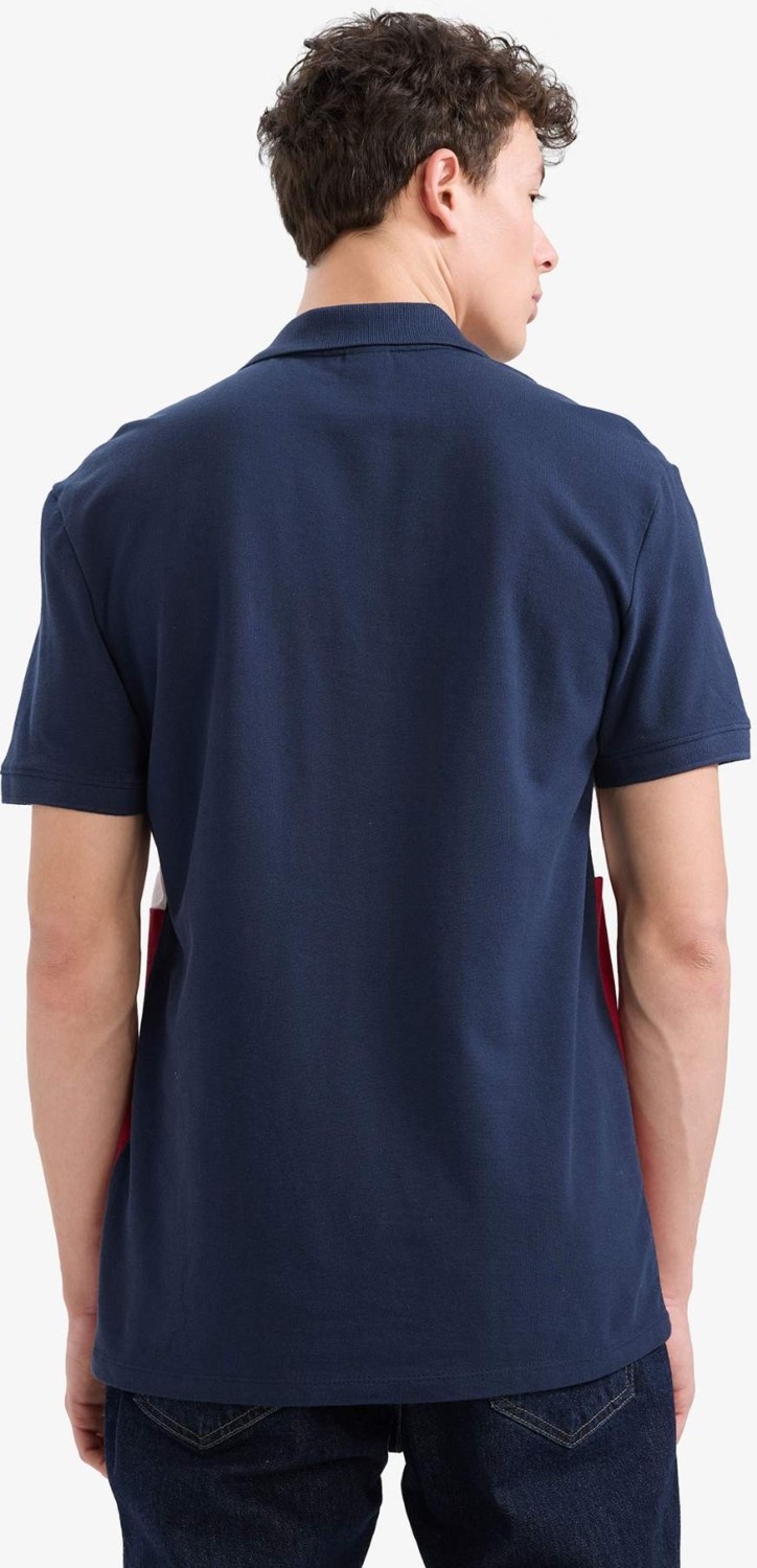 DeFacto %100 Pamuk Regular Fit Polo Yaka Bloklu Kısa Kollu Tişört D7940AX25SP görsel 5