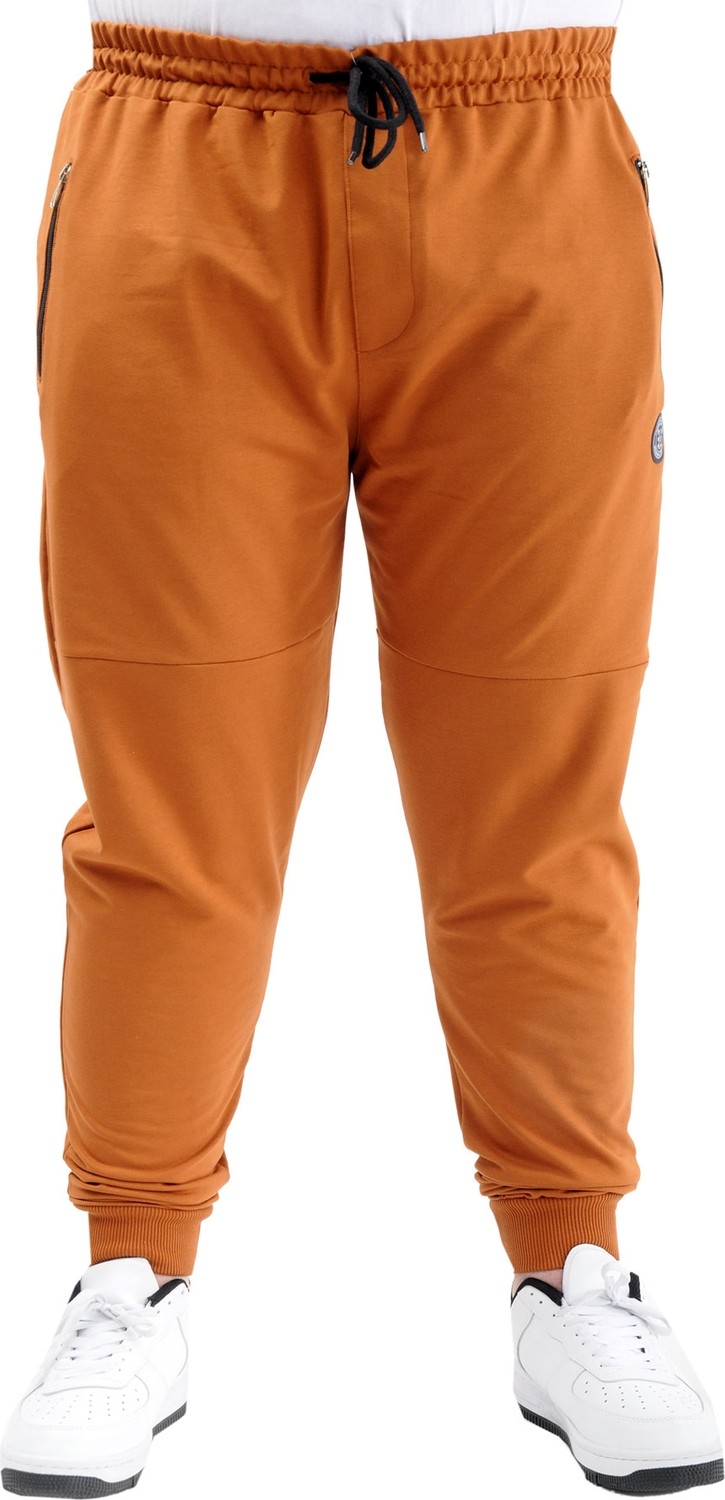 ModeXL Büyük Beden Erkek Eşofman Altı Zippered Darpaça Esnek Kumaş 22501 Siyah