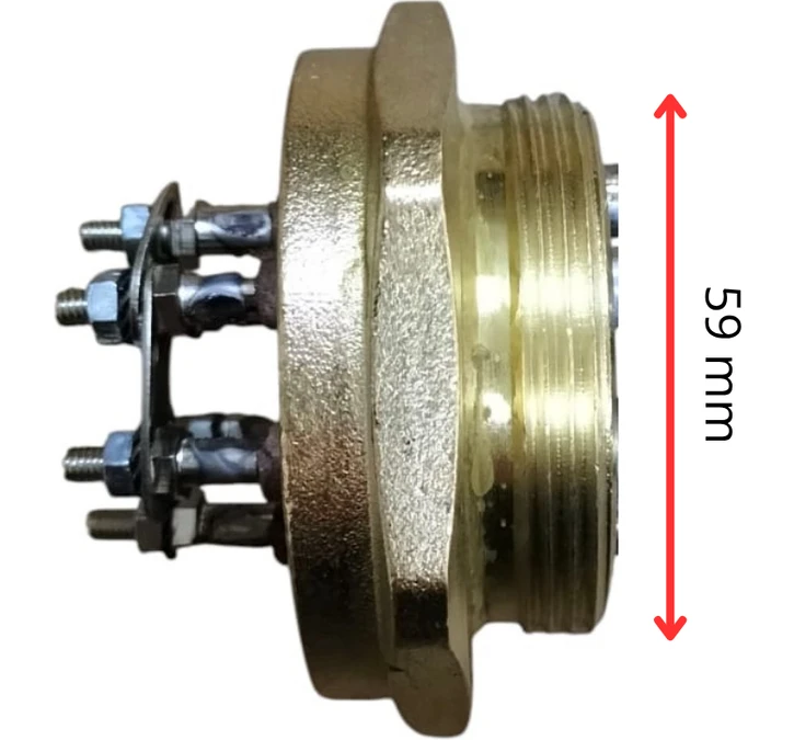 Resim İnox Rezistans 2'' Inç 7500 Watt Krom Trf Filkete Isıtıcı Adet 