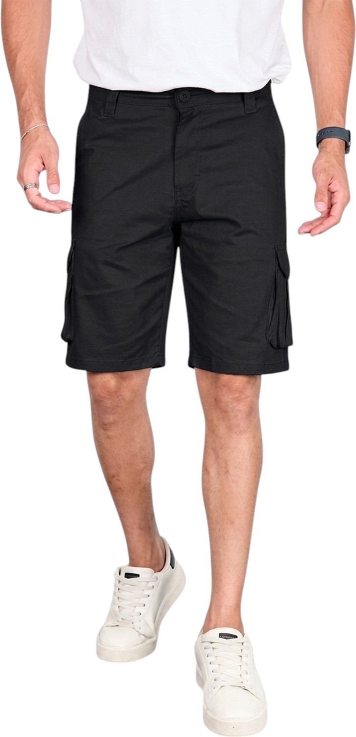 RizzUP Erkek Camel Likralı Gabardin Modern Fit Kargo Kapri Şort, Çok Cepli Yazlık Rahat Kesim Şort 2014