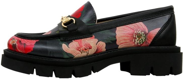Dogo Kadın Vegan Deri Siyah Loafer - Poppy Tasarım görsel 3