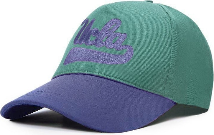 Ucla Mayer Yeşil Baseball Cap Nakışlı - Unisex Şapka görsel 5