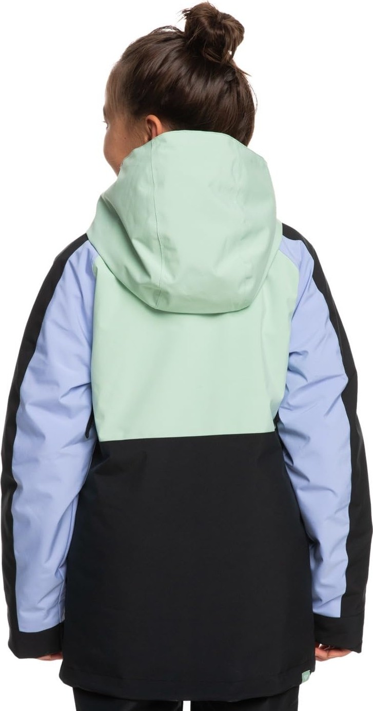 Aesco Roxy Snowmist Kız Çocuk Siyah Snowboard Ceketi görsel 2
