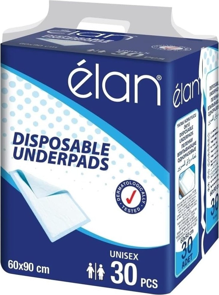 Özkaya Store Blc Grup Medıkal- Yatak Koruyucu Örtü 60X90 cm 4-Paket 120 Adet Elan
