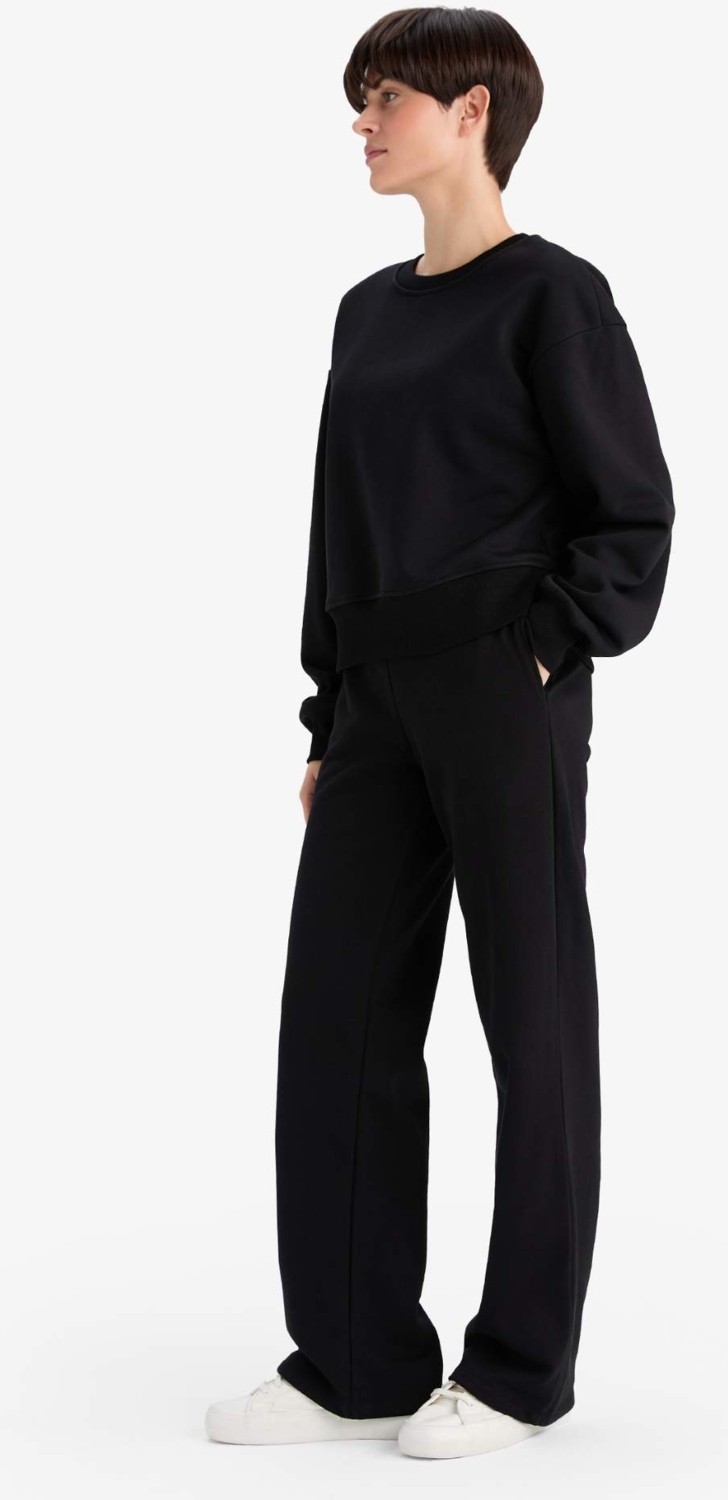DeFacto Straight Fit Basic Cepli Yüksek Bel Eşofman Altı B8571AX25AU görsel 2