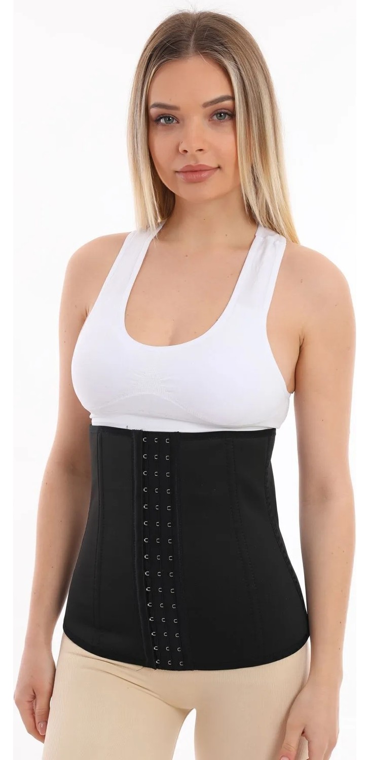 Emba Korse Bel Destekleyici Askısız Sıkılaştırıcı Lateks Doğum Sonrası Latex Korse Bel ve Göbek Korsesi görsel 7