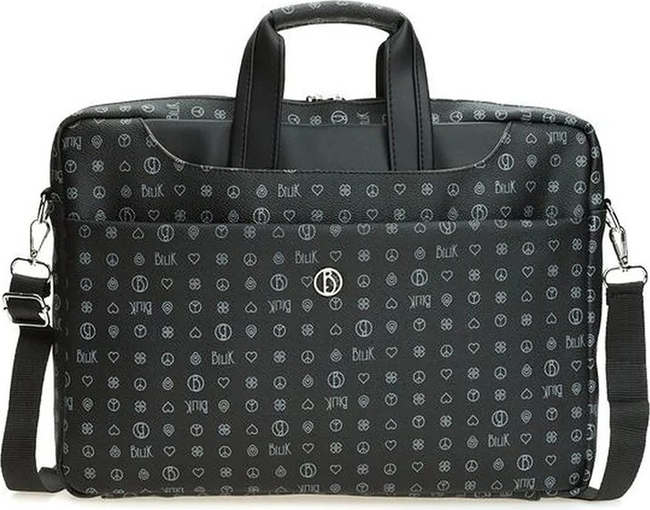 Bilik Deri Monogram Kadın Laptop & Evrak Çantası görsel 4