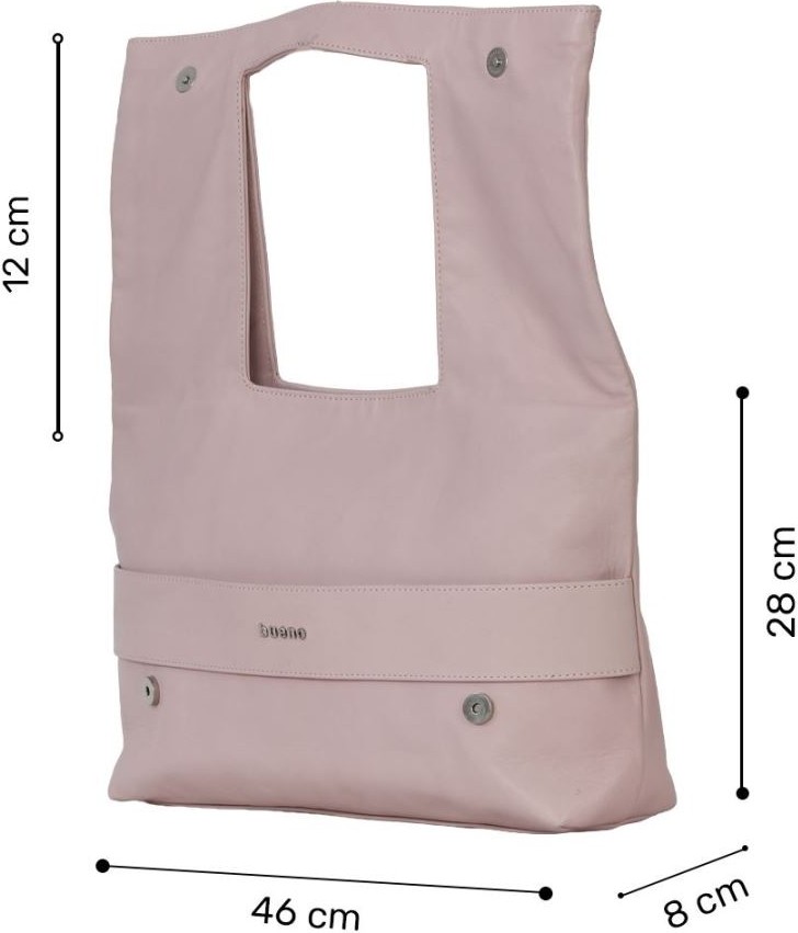 Bueno Shoes Pembe Deri Kadın Portföy Çanta 01WB0003 01WB0003 görsel 2