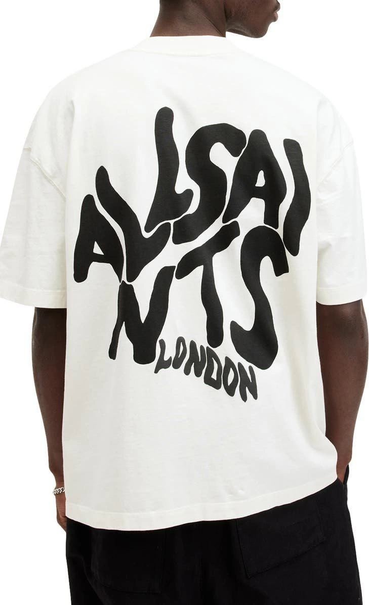 Fantastik Store Erkek Tişört Baskılı Oversize Kısa Kol T-Shirt - Beyaz görsel 4