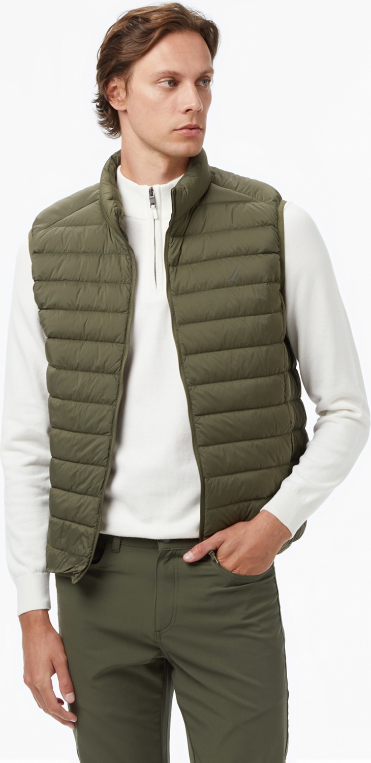 Nautica Erkek Gri Regular Fit Su İtici Kaz Tüyü Yelek J57037T.0HF