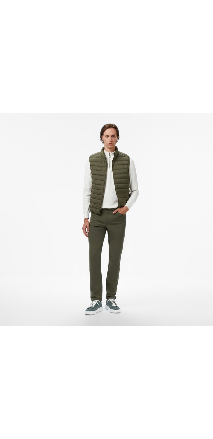 Nautica Erkek Gri Regular Fit Su İtici Kaz Tüyü Yelek J57037T.0HF görsel 8