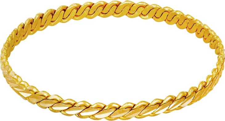 7 gr 22 Ayar Üçlü Adana Burma Çocuk Bilezik