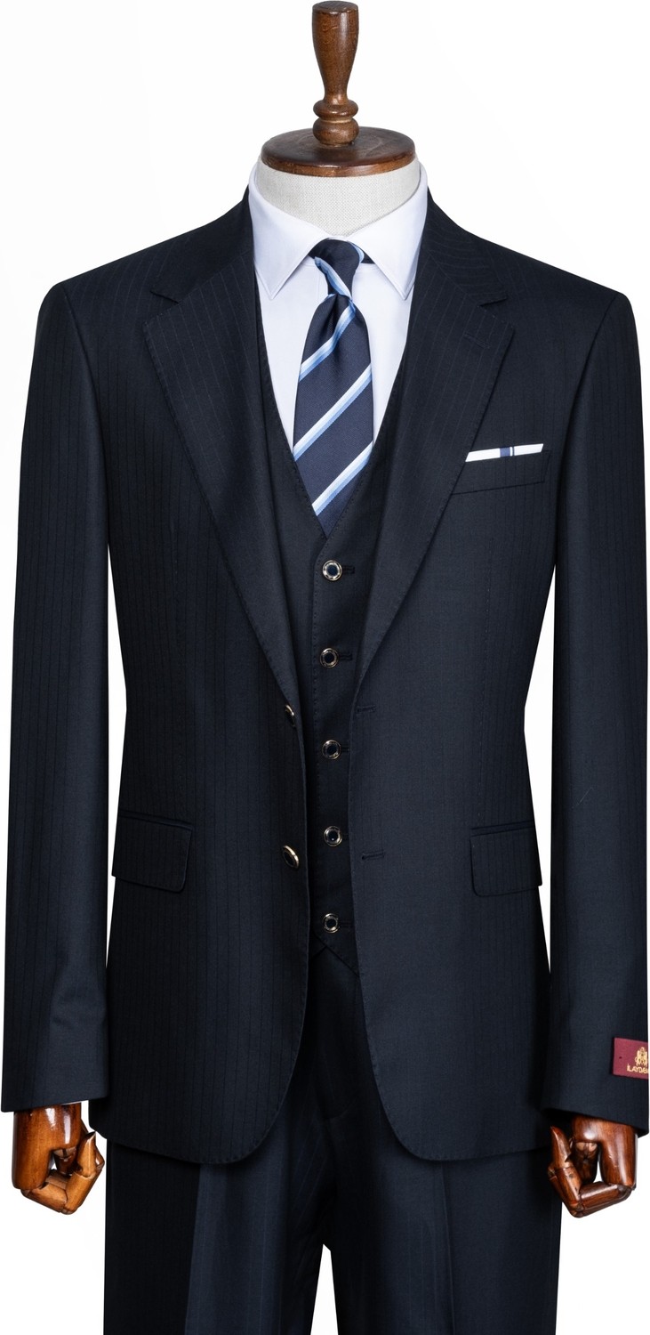 İlayda Emir Luxury, Blazer, Slim Fit, Çizgili, Erkek Takım Elbise