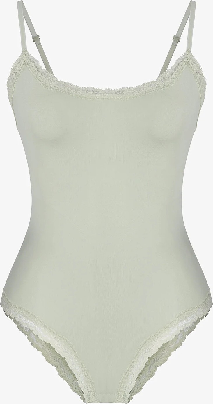 Penti Mint Yesili Dantel Detaylı Body