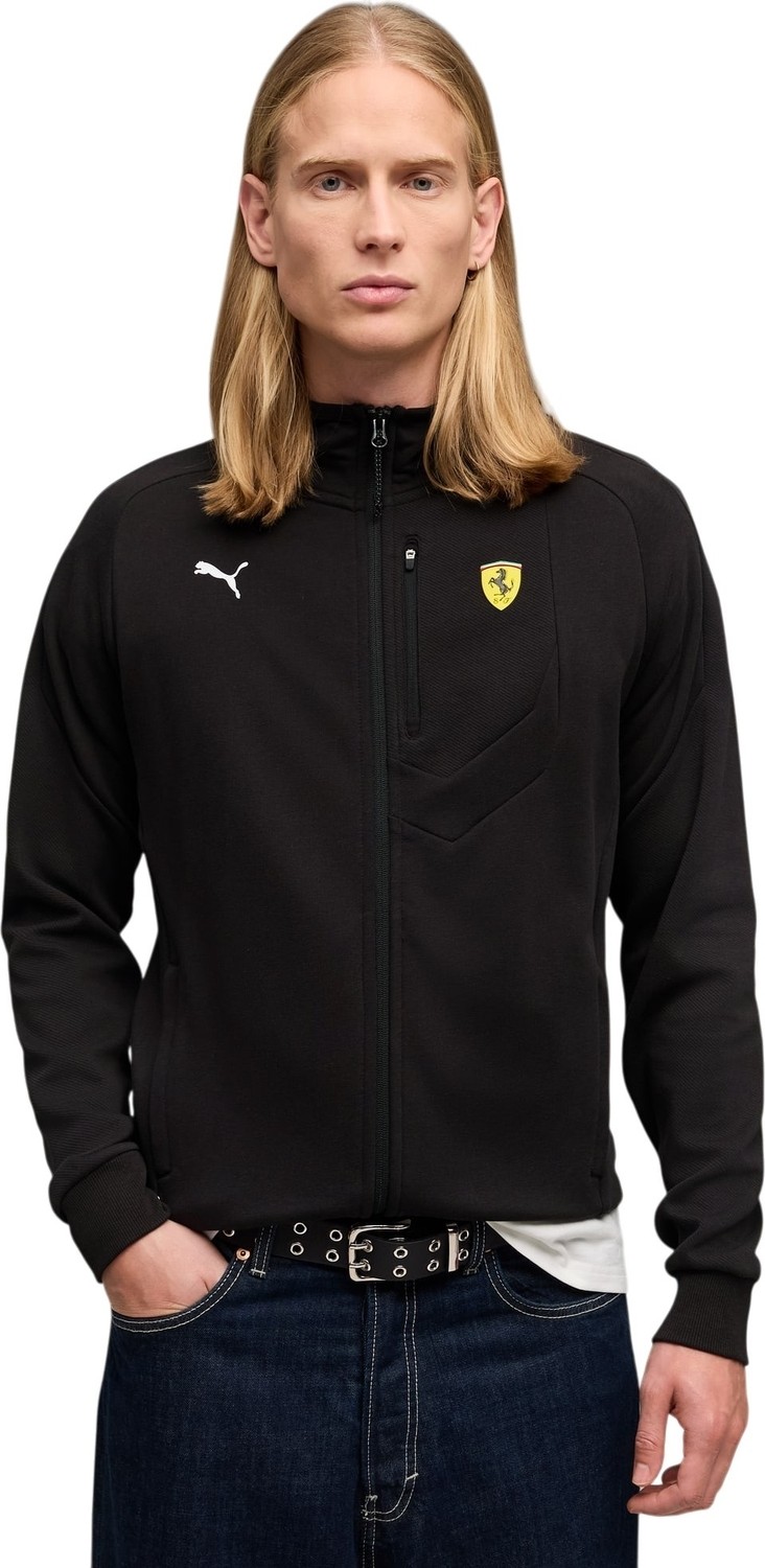 Puma Ferrari HDD Pm1 Sweat Jacket Siyah Erkek Sweatshirt