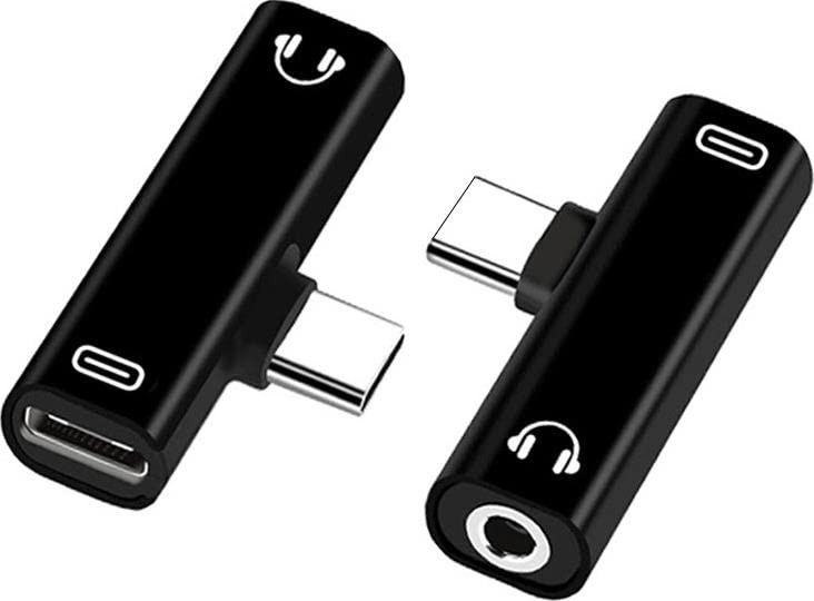 Die Grup Lunatic 9044 Type C To 3.5mm Stereo Kulaklık Aux Şarj Çevirici Dönüştürücü Adaptör