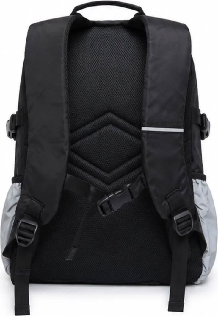 Umbro Yuki Backpack Gri Su Itici, Reflektörlü Spor Sırt Çantası, Okul Çantası - TT0022 görsel 6