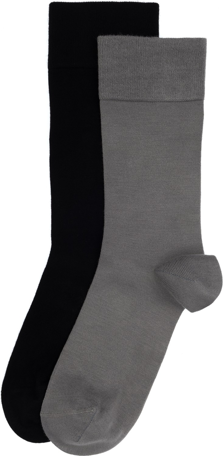 Pierre Cardin Erkek Erkek Bambu Karışımlı 2'li Paket Gri Soket Basic Çorap 50308478-100
