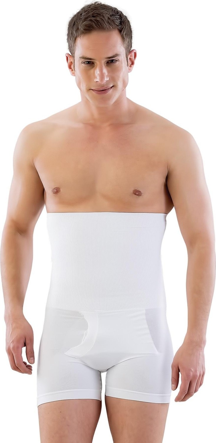 Emay BEYAZ MI Emay E1005 Erkek Yüksek Bel Double Boxer Korse
