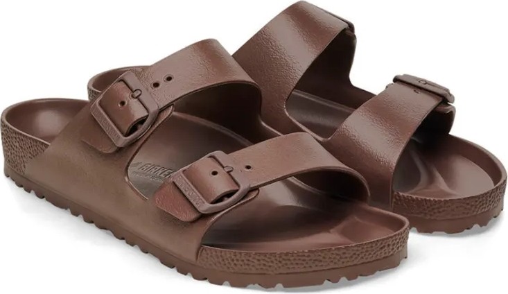 Birkenstock Arızona Eva Çift Bantlı Erkek Kahverengi Terlik 1027328 görsel 8