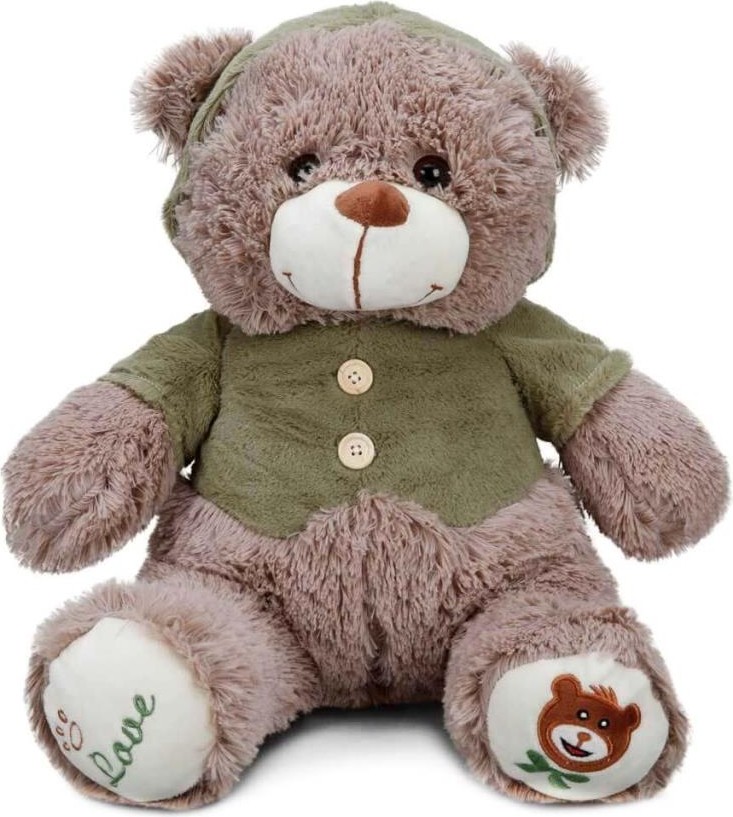 Nessiworld Puffy Friends T-Shirtlü Sevimli Peluş Ayı 43 cm