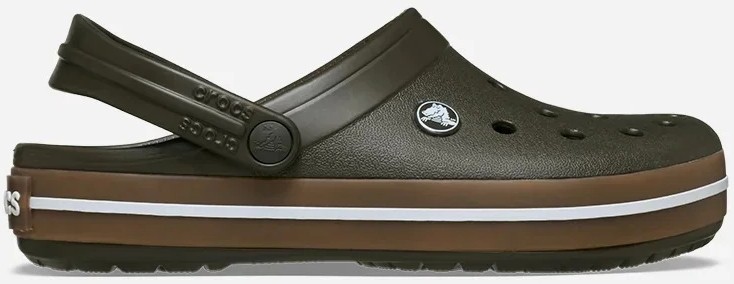 Crocs Crocband Gum Clog Siyah Erkek Terlik Hafif ve Su Dostu Tasarım 41-42 Numaralı