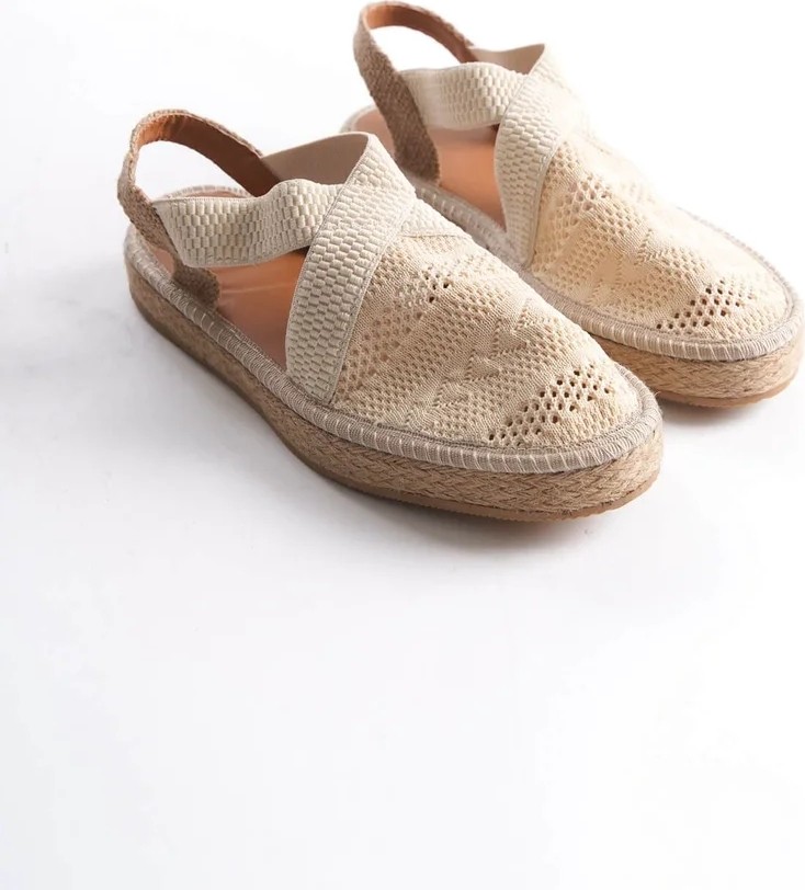Fantastik Store Kadın Bej Espadril Ayakkabı TR19MY01C görsel 8