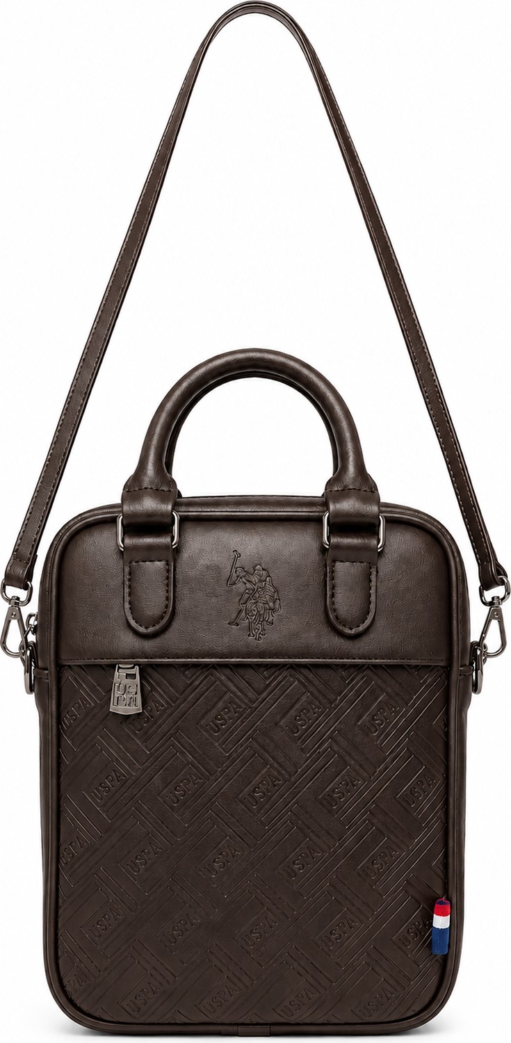 U.S. Polo Assn. Erkek Çapraz Askılı Çanta Kahverengi 26003 görsel 2