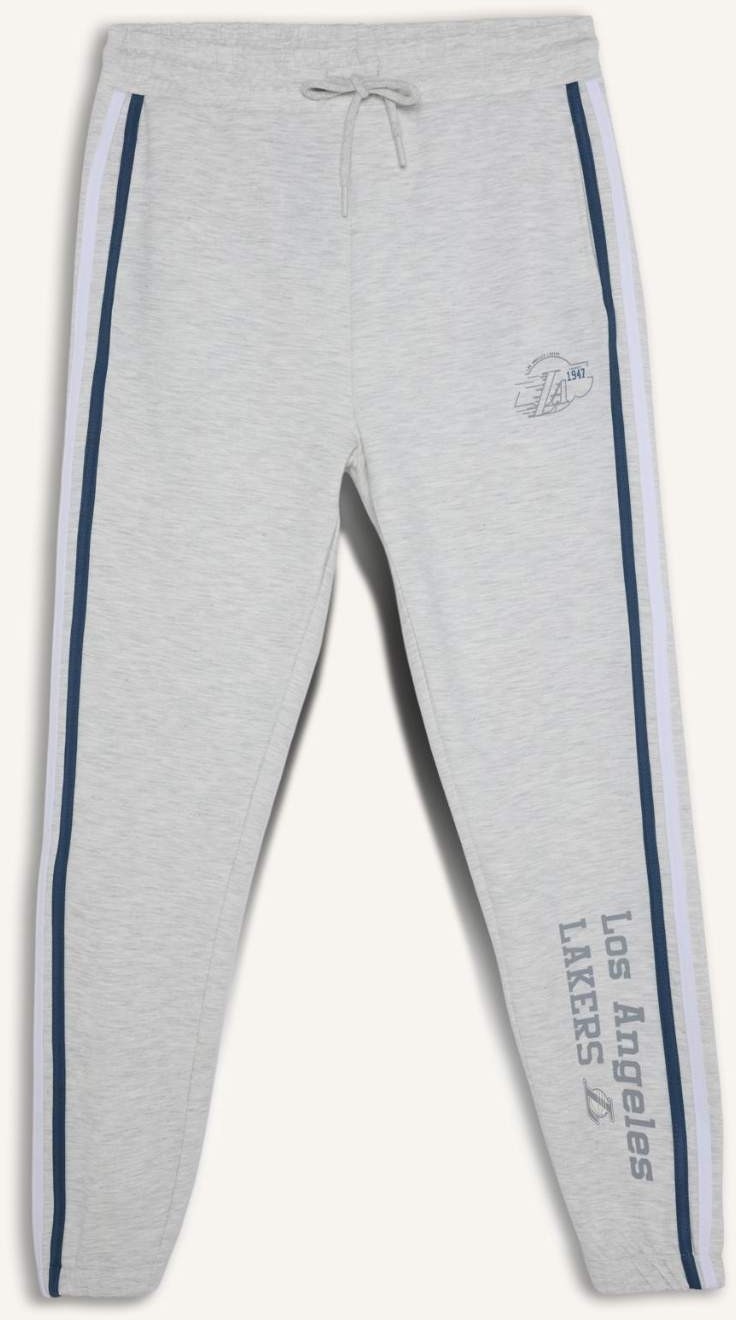 DeFacto NBA Los Angeles Lakers Standart Fit Skuba Dalgıç Kumaş Jogger F6978AX26SP görsel 5