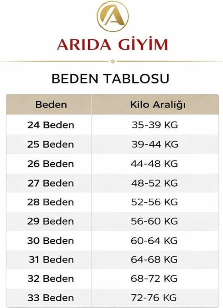 ArVib Şık Duruş Yüksek Bel Süper Ispanyol Paça Beyaz Denim görsel 2