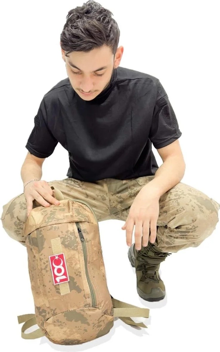Kordak 10 Lt Çöl Kamuflaj Günlük Çanta görsel 8